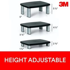 3M MS80B Adjustable Monitor Stand 11 3M MS80B Adjustable Monitor Stand -Office Tool Store 3M MS80B Adjustable Monitor Stand 3