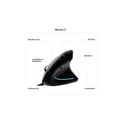 Adesso IMouse E1 Vertical Ergonomic Illuminated Mouse -Office Tool Store Adesso iMouse E1 Vertical Ergonomic Illuminated Mouse 7