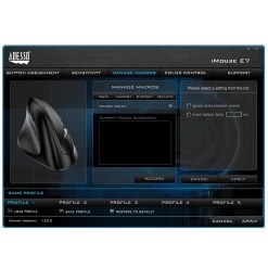 Adesso IMouse E7 Left-Handed Vertical Ergonomic Programmable Gaming Mouse -Office Tool Store Adesso iMouse E7 Left Handed Vertical Ergonomic Programmable Gaming Mouse 6