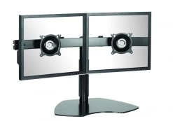 Chief Dual Monitor Horizontal Desk Stand KTP220S Or KTP220B -Office Tool Store Chief KTP220S or KTP220B Dual Monitor Desk Stand Horizontal