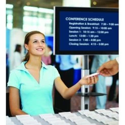 Chief PFC2000B Or PFC2000S Large Lightweight Mobile TV Cart -Office Tool Store Chief PFC2000B or PFC2000S Flat Panel Mobile Computer Cart for 42 to 71 inch LED Display 8