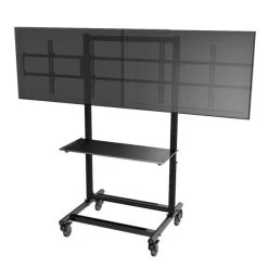 Cotytech CT-OS37 Adjustable Mobile Dual TV Cart (32"-46") 13 Cotytech CT-OS37 Adjustable Mobile Dual TV Cart (32"-46") -Office Tool Store Cotytech CT OS37 Adjustable Mobile Dual TV Cart 32 46 1
