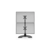 Ergotech Dual Monitor Vertical Desk Stand 100-D28-B11