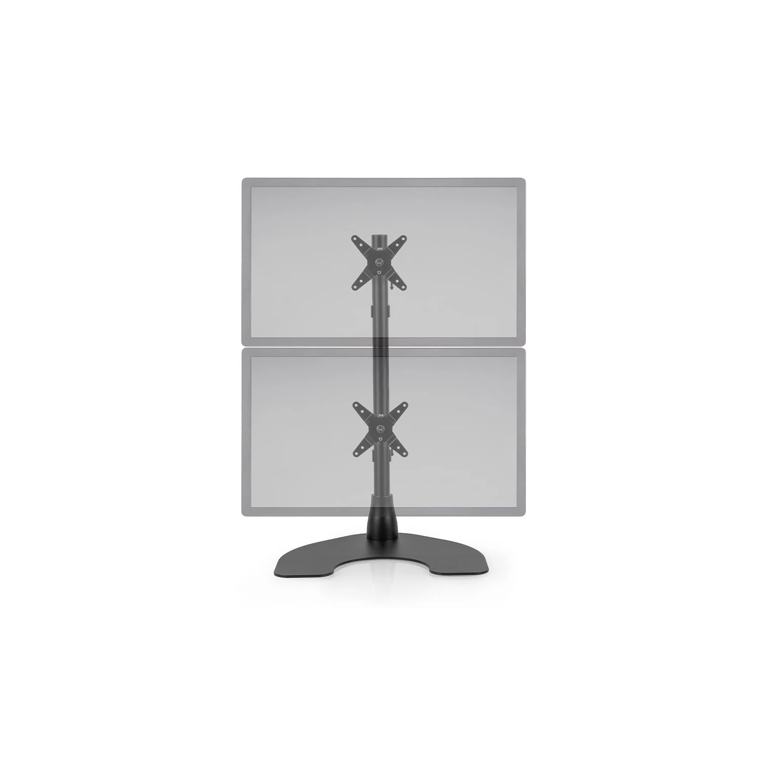 Ergotech Dual Monitor Vertical Desk Stand 100-D28-B11 1 Ergotech Dual Monitor Vertical Desk Stand 100-D28-B11