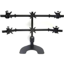 Ergotech 100-D28-B33 Hex LCD Monitor (3 Over 3) Desk Stand -Office Tool Store Ergotech 100 D28 B33 Hex Monitor 3 over 3 LCD Desk Stand 4