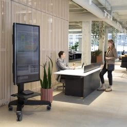 Ergotron 24-190-085 Neo-Flex Flat Panel Mediacenter Cart -Office Tool Store Ergotron 24 190 085 Neo Flex Flat Panel Mediacenter Cart 3