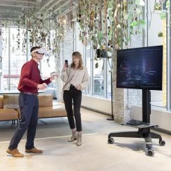 Ergotron 24-190-085 Neo-Flex Flat Panel Mediacenter Cart -Office Tool Store Ergotron 24 190 085 Neo Flex Flat Panel Mediacenter Cart 7