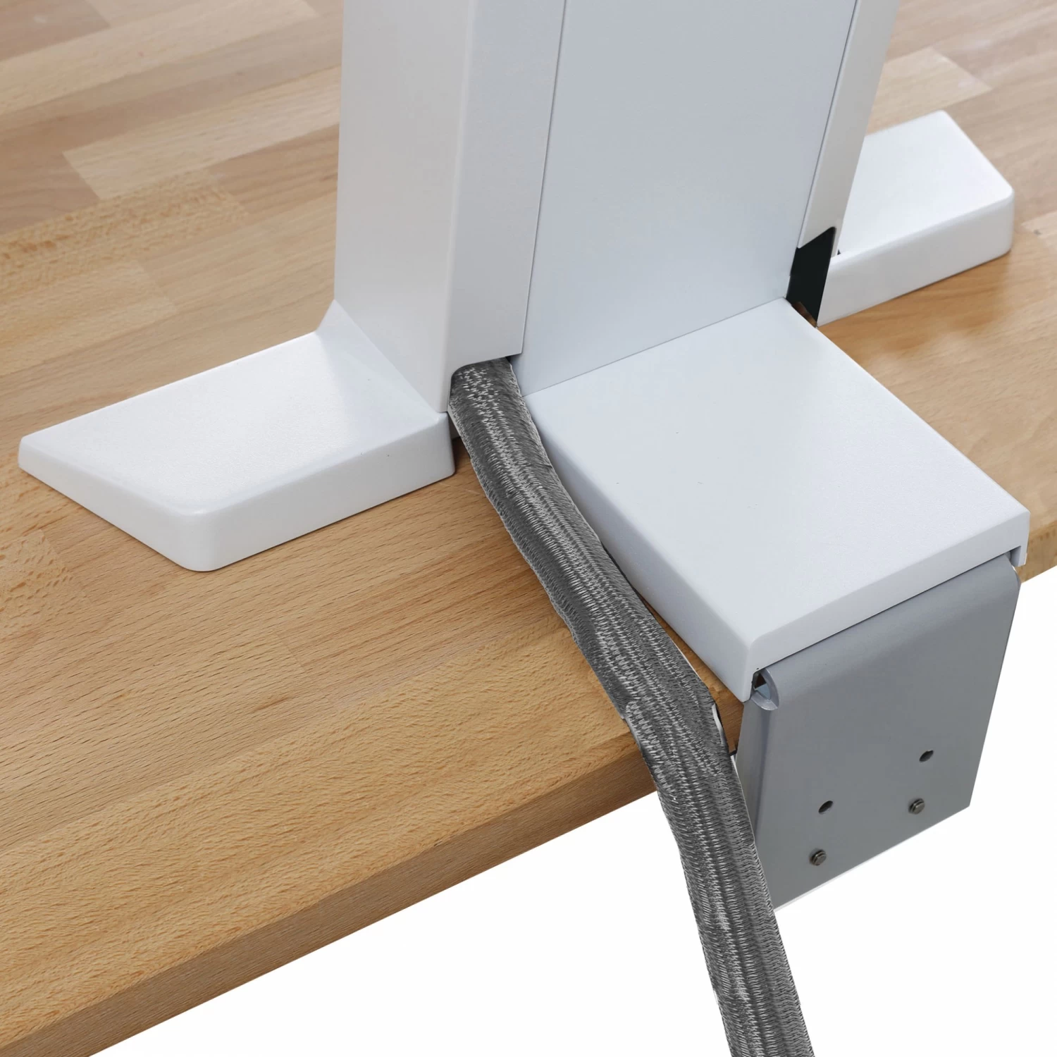 Ergotron 33-407-062 WorkFit-SR Rear Mount Dual Sit-Stand Workstation - White 13 Ergotron 33-407-062 WorkFit-SR Rear Mount Dual Sit-Stand Workstation - White - Image 13