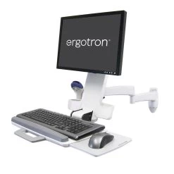 Ergotron 45-230-216 - 200 Series Combo Arm (white) -Office Tool Store Ergotron 45 230 216 200 Series Combo Arm white