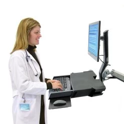 Ergotron 45-260-026 StyleView Sit-Stand Combo Arm With Worksurface -Office Tool Store Ergotron 45 260 026 StyleView Sit Stand Combo Arm with Worksurface 3