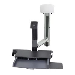 Ergotron 45-270-026 StyleView® Sit-Stand Combo System, Worksurface -Office Tool Store Ergotron 45 270 026 StyleViewr Sit Stand Combo System Worksurface