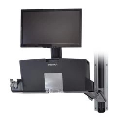 Ergotron 45-272-026 StyleView® Sit-Stand Combo System With Worksurface -Office Tool Store Ergotron 45 272 026 StyleViewr Sit Stand Combo System with Worksurface 1