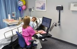 Ergotron 45-272-026 StyleView® Sit-Stand Combo System With Worksurface -Office Tool Store Ergotron 45 272 026 StyleViewr Sit Stand Combo System with Worksurface 3