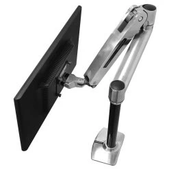 Ergotron 45-384-026 LX HD Sit-Stand Desk Mount Monitor Arm -Office Tool Store Ergotron 45 384 026 LX HD Sit Stand Desk Mount Monitor Arm 3