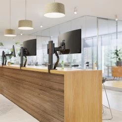 Ergotron 45-630-224 TRACE Single Monitor Desk Mount (matte Black) -Office Tool Store Ergotron 45 630 224 TRACE Desk Monitor Mount 2