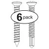 Ergotron 97-531 Wall Track Mounting Fastener Kit For Metal Or Wood Studs
