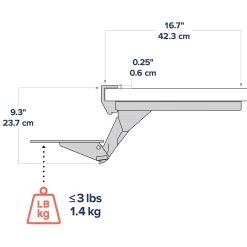 Ergotron 97-582-009 Neo-Flex Underdesk Keyboard Arm -Office Tool Store Ergotron 97 582 009 Neo Flex Underdesk Keyboard Arm 7