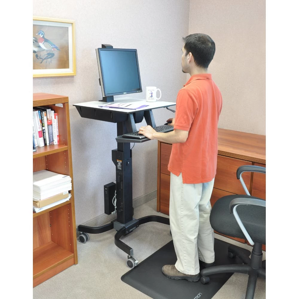 Ergotron Sit-Stand Cart 24-216-085 WorkFit-C, Single HD Monitor 4 Ergotron Sit-Stand Cart 24-216-085 WorkFit-C, Single HD Monitor - Image 4