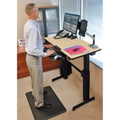 Ergotron 24-271-928 WorkFit-D, Sit-Stand Desk -Office Tool Store Ergotron 24 271 928 WorkFit D Sit Stand Desk birch 11
