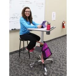 Ergotron 24-481-003 LearnFit Sit-Stand Desk For Students 9 Years And Over 31 Ergotron 24-481-003 LearnFit Sit-Stand Desk For Students 9 Years And Over -Office Tool Store Ergotron 24 481 003 LearnFit Adjustable Standing Desk 10