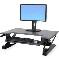 Ergotron 33-397-085 WorkFit-T Sit-Stand Desktop Workstation In Black -Office Tool Store Ergotron 33 397 085 WorkFit T Sit Stand Desktop Workstation 15
