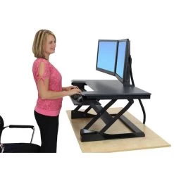 Ergotron 33-397-085 WorkFit-T Sit-Stand Desktop Workstation In Black -Office Tool Store Ergotron 33 397 085 WorkFit T Sit Stand Desktop Workstation 7