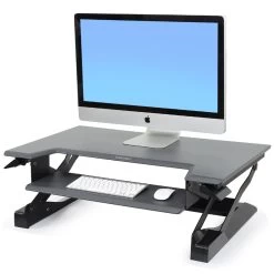 Ergotron 33-397-085 WorkFit-T Sit-Stand Desktop Workstation In Black -Office Tool Store Ergotron 33 397 085 WorkFit T Sit Stand Desktop Workstation 9
