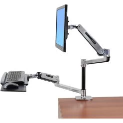 Ergotron 45-360-026 LX Sit-Stand Desk Mount Monitor Arm -Office Tool Store Ergotron 45 360 026 LX Sit Stand Desk Mount LCD Arm 1