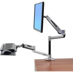 Ergotron 45-384-026 LX HD Sit-Stand Desk Mount Monitor Arm -Office Tool Store Ergotron 45 384 026 LX HD Sit Stand Desk Mount LCD Arm 6