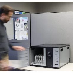 Ergotron DM12-1012-1 Zip12 Charging Desktop Cabinet -Office Tool Store Ergotron DM12 1012 1 Zip12 Charging Desktop Cabinet 10