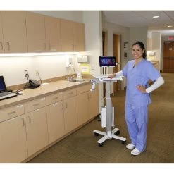 Ergotron SV10-1400-0 StyleView Tablet Cart, SV10, Non-powered -Office Tool Store Ergotron SV10 1400 0 StyleView Tablet Cart SV10 non powered 6