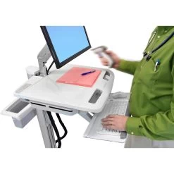 Ergotron SV42-6201-1 StyleView Cart With LCD Arm, SLA Powered -Office Tool Store Ergotron SV42 6201 1 StyleView Cart with LCD Arm SLA Powered 3