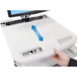 Ergotron SV42-6201-1 StyleView Cart With LCD Arm, SLA Powered -Office Tool Store Ergotron SV42 6201 1 StyleView Cart with LCD Arm SLA Powered 4