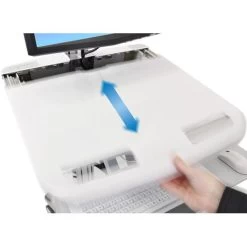 Ergotron SV43-12B0-0 StyleView Cart With LCD Arm, 1 Tall Drawer -Office Tool Store Ergotron SV43 12B0 0 StyleView Cart with LCD Arm 1 Tall Drawer 1