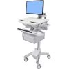 Ergotron SV43-12C0-0 StyleView Cart With LCD Arm, 2 Tall Drawers