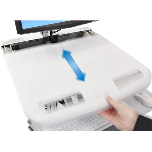 Ergotron SV43-13A0-0 StyleView Cart With LCD Pivot, 2 Drawers 2 Ergotron SV43-13A0-0 StyleView Cart With LCD Pivot, 2 Drawers - Image 2