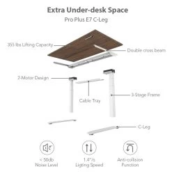 Flexispot E7 Electric Height Adjustable Premium Standing Desk 23 Flexispot E7 Electric Height Adjustable Premium Standing Desk -Office Tool Store Flexispot E7 Electric Height Adjustable Pro Plus Standing Desk 2