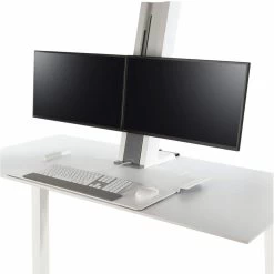 Humanscale QuickStand Heavy Dual Sit Stand Workstation 8 Humanscale QuickStand Heavy Dual Sit Stand Workstation -Office Tool Store Humanscale QuickStand Heavy Dual Workstation with Large Platform 2