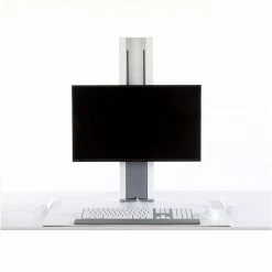 Humanscale QuickStand Single Sit Stand Workstation -Office Tool Store Humanscale QuickStand Light Workstation with Small Platform 2