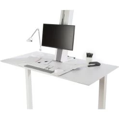 Humanscale QuickStand Single Sit Stand Workstation -Office Tool Store Humanscale QuickStand Light Workstation with Small Platform 5