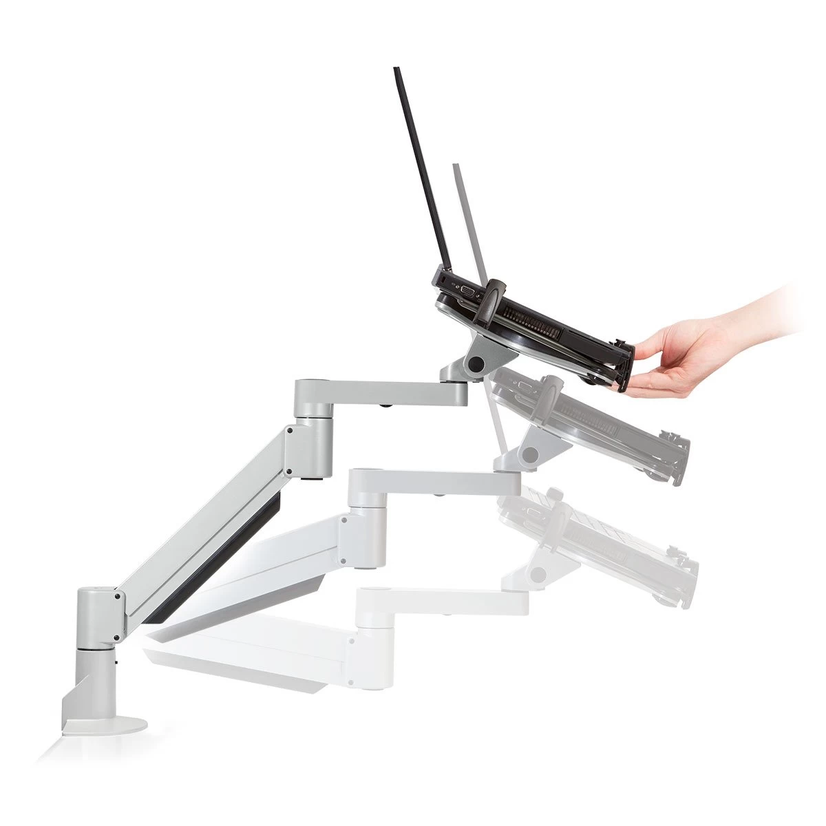 Innovative 7000-T Flexible Height Adjustable Laptop Arm 1 Innovative 7000-T Flexible Height Adjustable Laptop Arm