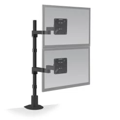 Innovative 9112-D-28 Articulating Dual Monitor Mount - 28" Pole -Office Tool Store Innovative 9112 D 28 Articulating Dual Monitor Mount 28 Pole