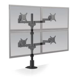 Innovative 9120-D-28 Two-Tier Quad Monitor Arm With 28" Pole -Office Tool Store Innovative 9120 D 28 Two Tier Quad Monitor Arm with 28 Pole 2
