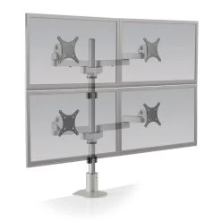 Innovative 9120-D-28 Two-Tier Quad Monitor Arm With 28" Pole