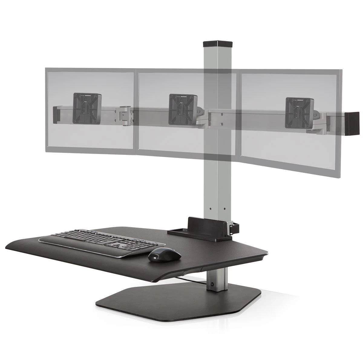 Innovative Winston Triple Monitor Sit-Stand Workstation 1 Innovative Winston Triple Monitor Sit-Stand Workstation