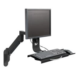 Innovative 7509 Data Entry Monitor Arm With Flip-up Keyboard (27")