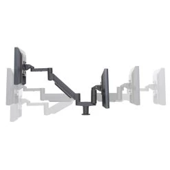 Innovative 7Flex-Dual-ETUS-104 7Flex Monitor Arm - TAA Version -Office Tool Store Innovative 7Flex Dual 104i Dual 7Flex Monitor Arm 1