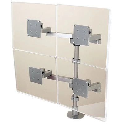 Innovative 9120-D-28 Two-Tier Quad Monitor Arm With 28" Pole - Image 5