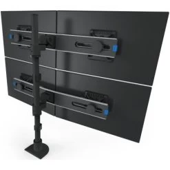 Innovative 9136-SWITCH-D-28 Two-Tier Dual LCD Mount (28" Pole) -Office Tool Store Innovative 9136 SWITCH D 28 Two Tier Dual LCD Mount 28 Pole 1