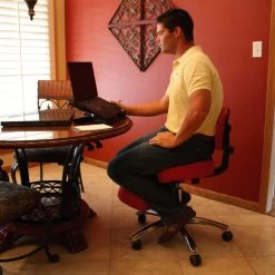 Jobri BP1446 BetterPosture Jazzy Height Adjustable Kneeling Chair 9 Jobri BP1446 BetterPosture Jazzy Height Adjustable Kneeling Chair -Office Tool Store Jobri F1446 Betterposture Jazzy Height Adjustable Kneeling Chair 3